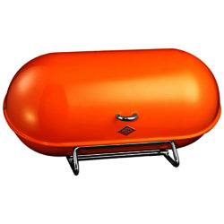 Wesco Steel Breadboy Bread Bin Orange